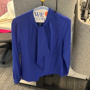 The Fold Blue Blouse